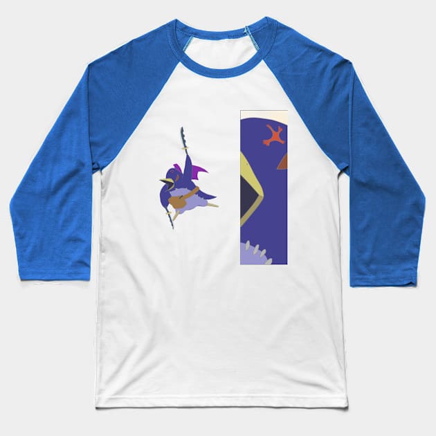 Fierce Prinny Baseball T-Shirt by Prinny_Dood_emporium